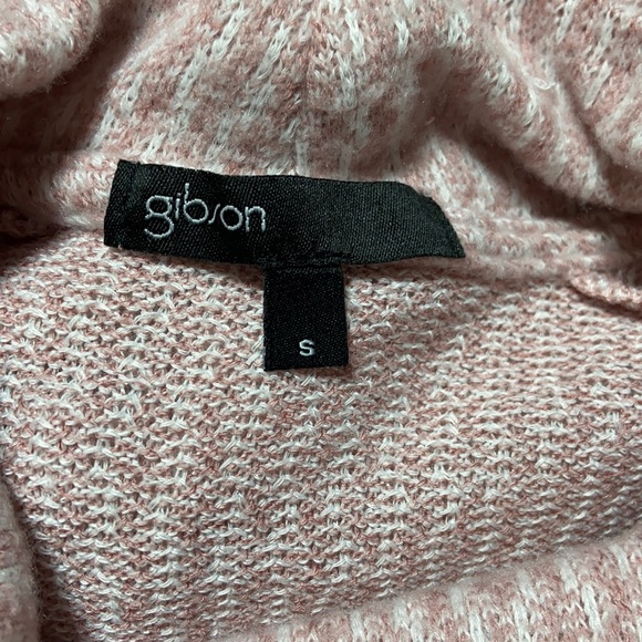 Gibson Knitted Turtleneck Sweater Pink Size Small - Picture 5 of 8